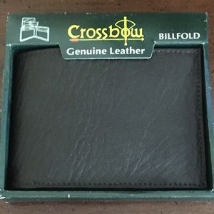 Crossbow Genuine Leather Men’s Billfold-New in Box